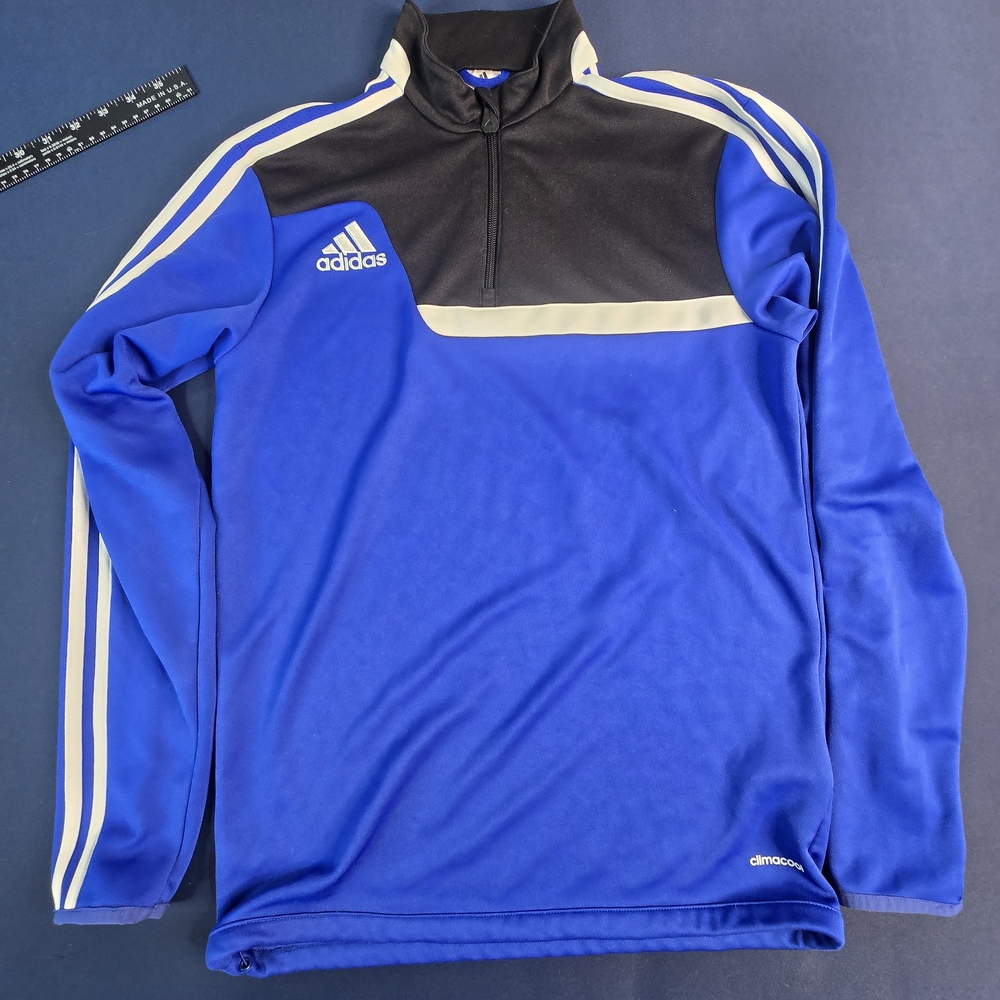 Adidas Blue and Black Track Jacket